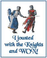 I won my joust